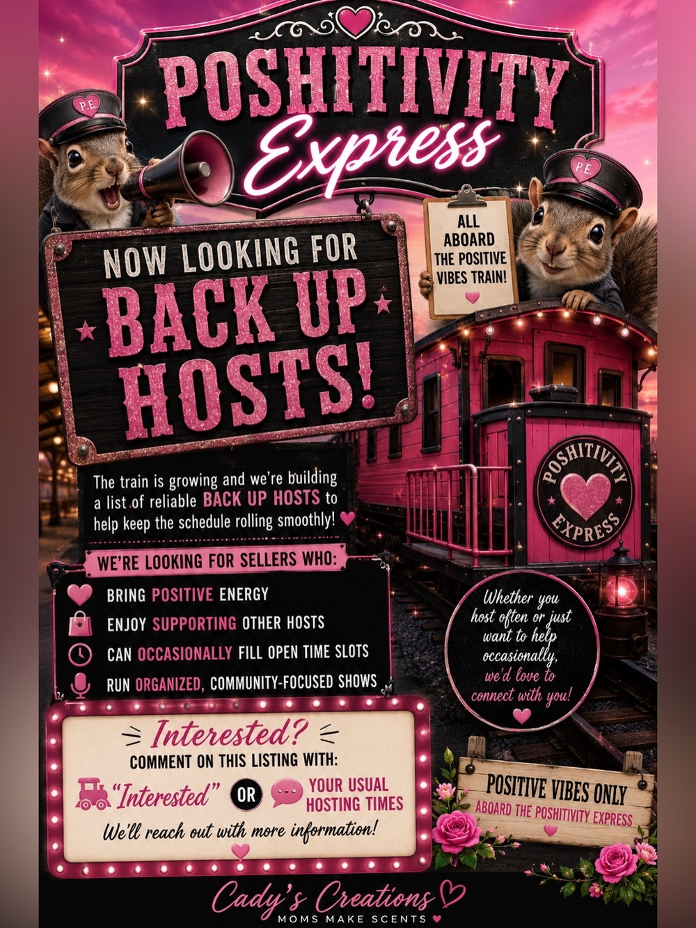 Poshitivity Express is Looking for You!
